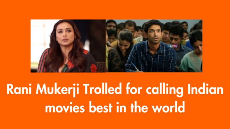 Rani Mukerji Trolled for calling Indian movies best in the world