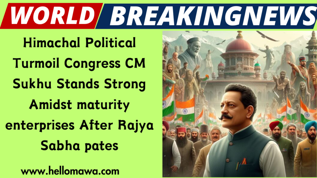 Himachal Political Turmoil Congress CM Sukhu Stands Strong Amidst maturity enterprises After Rajya Sabha pates