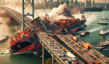 Disaster on the Francis Scott Key Bridge: Cargo Ship Collision Causes Deadly Collapse