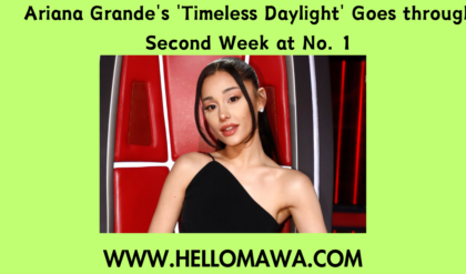 Ariana Grande's 'Timeless Daylight' Goes through Second Week at No. 1