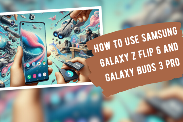 How To Use Samsung Galaxy Z Flip 6 and Galaxy Buds 3 Pro